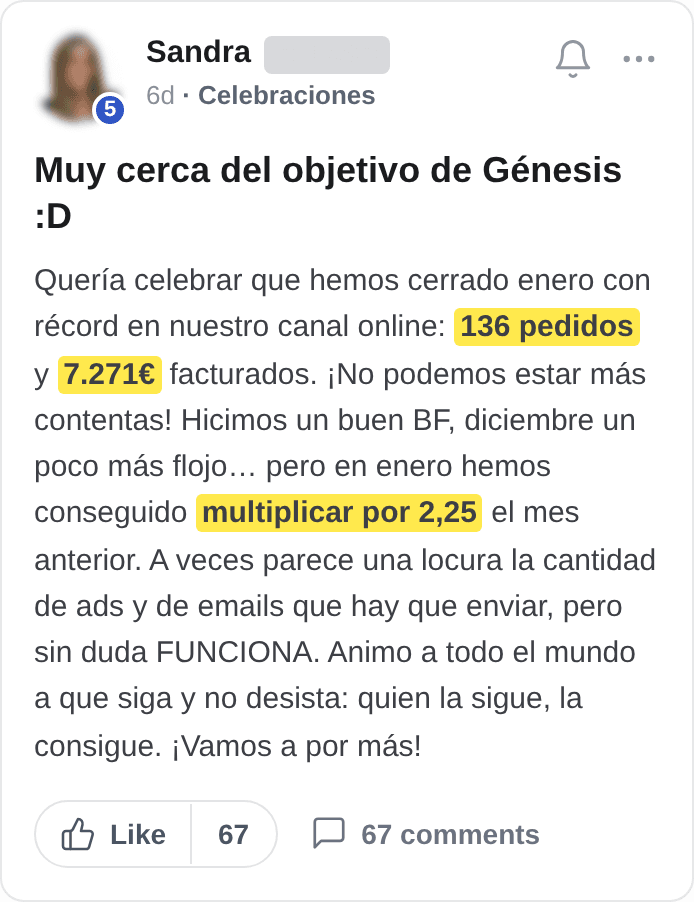 Muy cerca del objetivo de Génesis