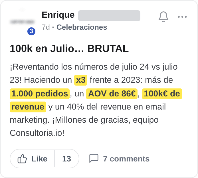 100k en julio