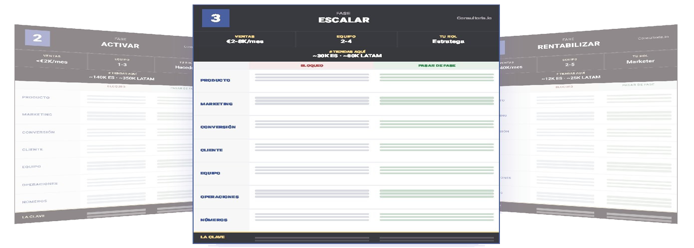 Roadmap personalizado de ecommerce